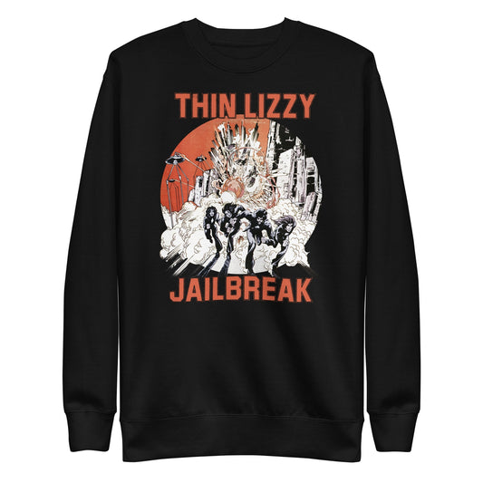 Thin Lizzy Jailbreak Mens Sweatshirt Black