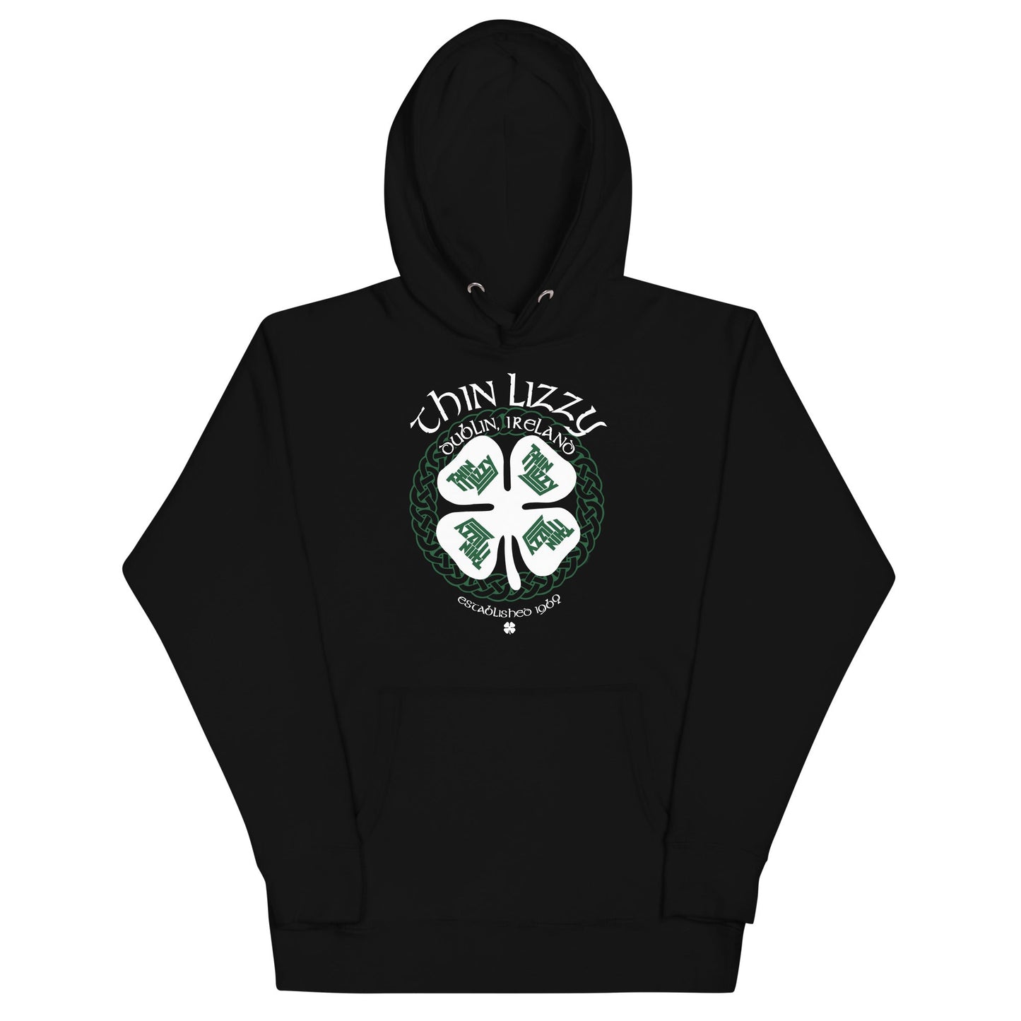 Thin Lizzy Dublin Mens Hoodie Black