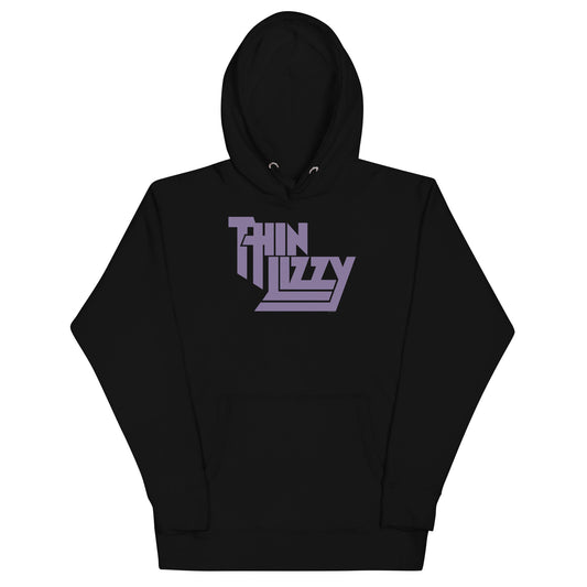 Thin Lizzy Pastel Logo Mens Hoodie Black