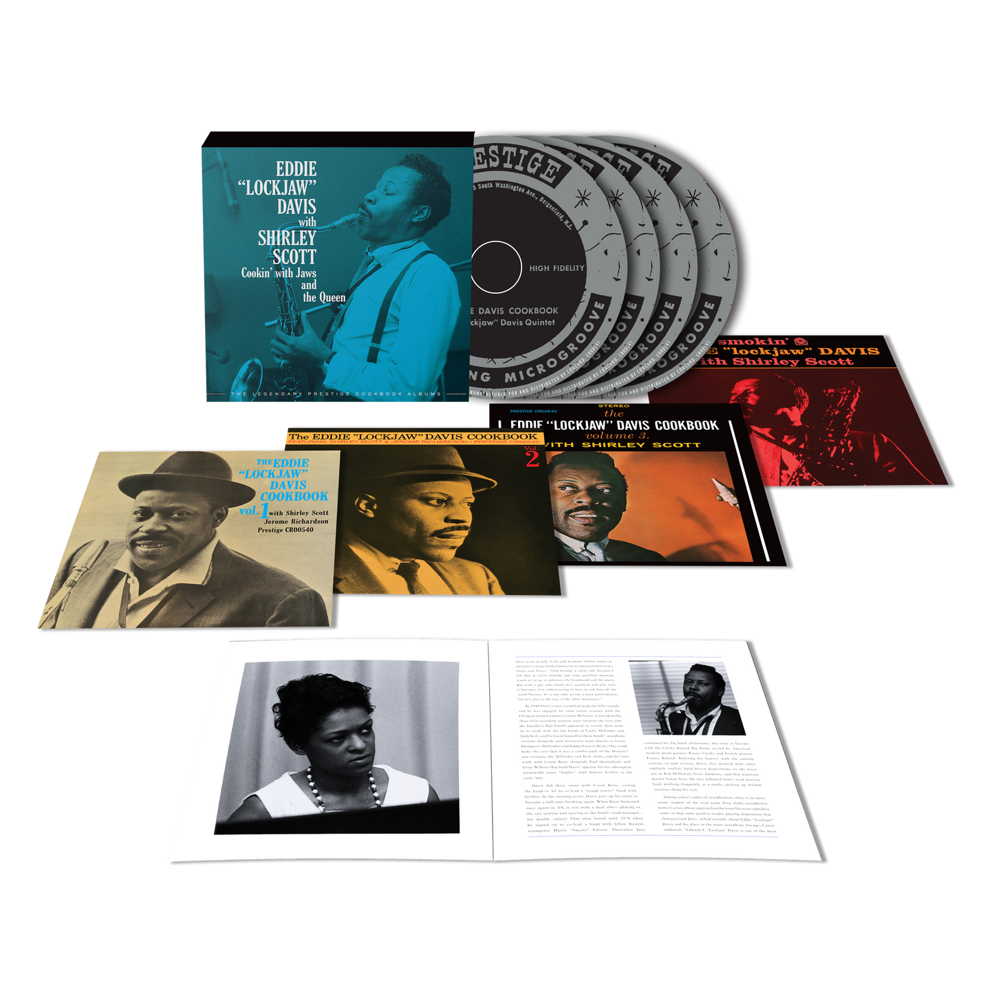 Cookin' With Jaws And The Queen: The Legendary Prestige Cookbook Albums (4-CD) Music CD