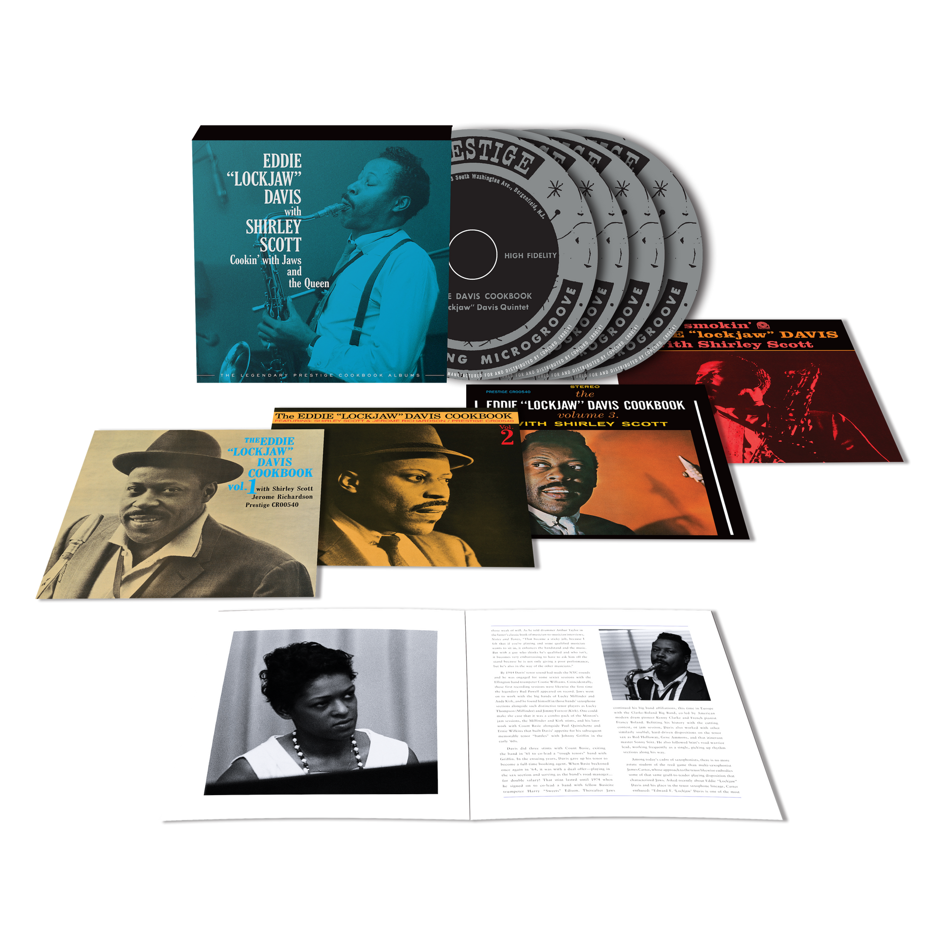 Cookin' With Jaws And The Queen: The Legendary Prestige Cookbook Albums (4-CD) Music CD