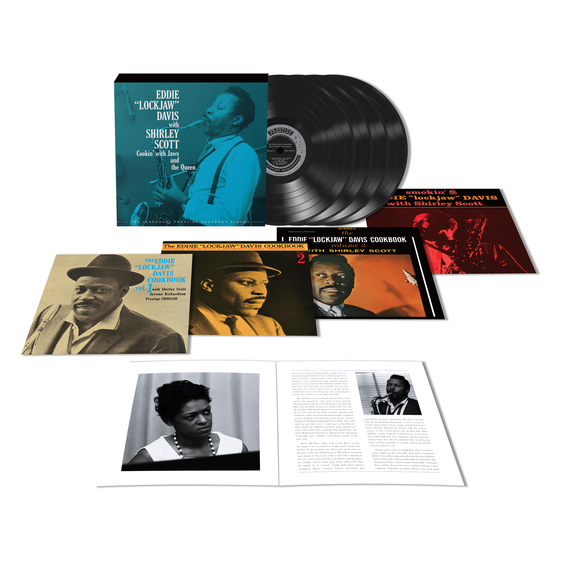 Cookin' With Jaws And The Queen: The Legendary Prestige Cookbook Albums (4-LP) Vinyl Record