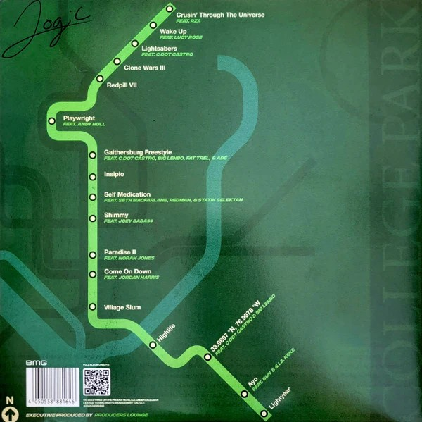 College Park (Limited Edition, "Varsity" Green & Black Splatter, Artist Signed) (2 Lp's) Vinyl Record