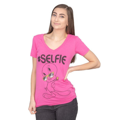 Looney Tunes Tweety #Selfie T-Shirt