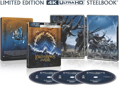 The Lord of the Rings: The Return of the King (Extended & Theatrical) - Limited Edition Steelbook (4K Ultra HD)