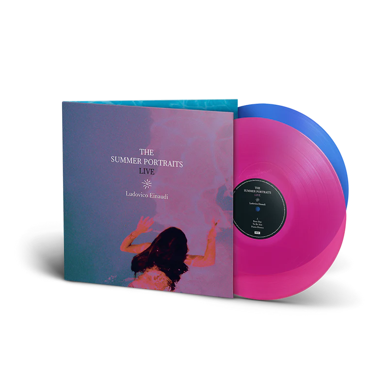 PRE-ORDER Ludovico Einaudi - The Summer Portraits: Live [Transparent Blue/Transparent Pink] [2LP] [Vinyl] Vinyl Record