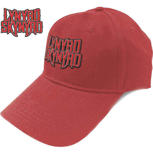 Lynyrd Skynyrd Logo Officially Licensed Hat Red