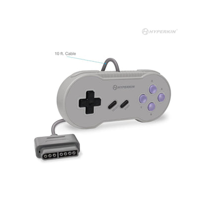 Hyperkin - SNES Premium Controller Scout: Gray - Hyperkin