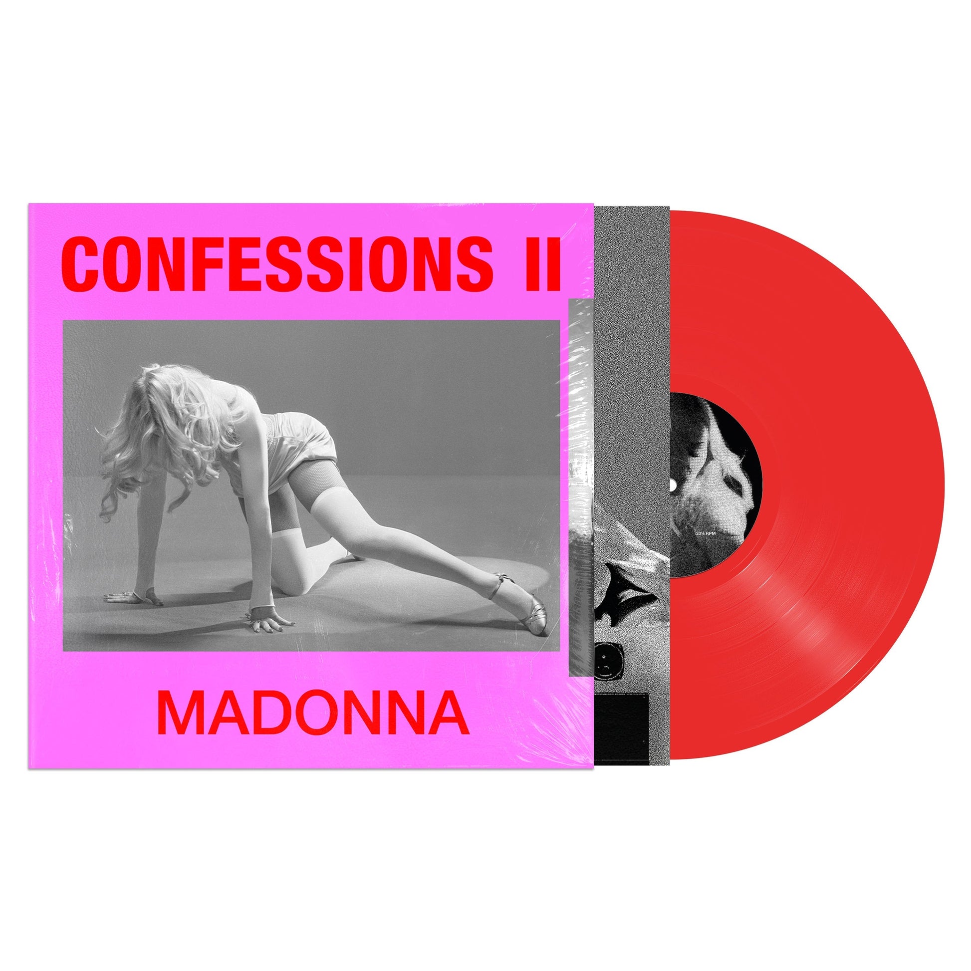 Madonna - Confessions II (Double Sided Poster) [Translucent Red] [Vinyl] Vinyl Record