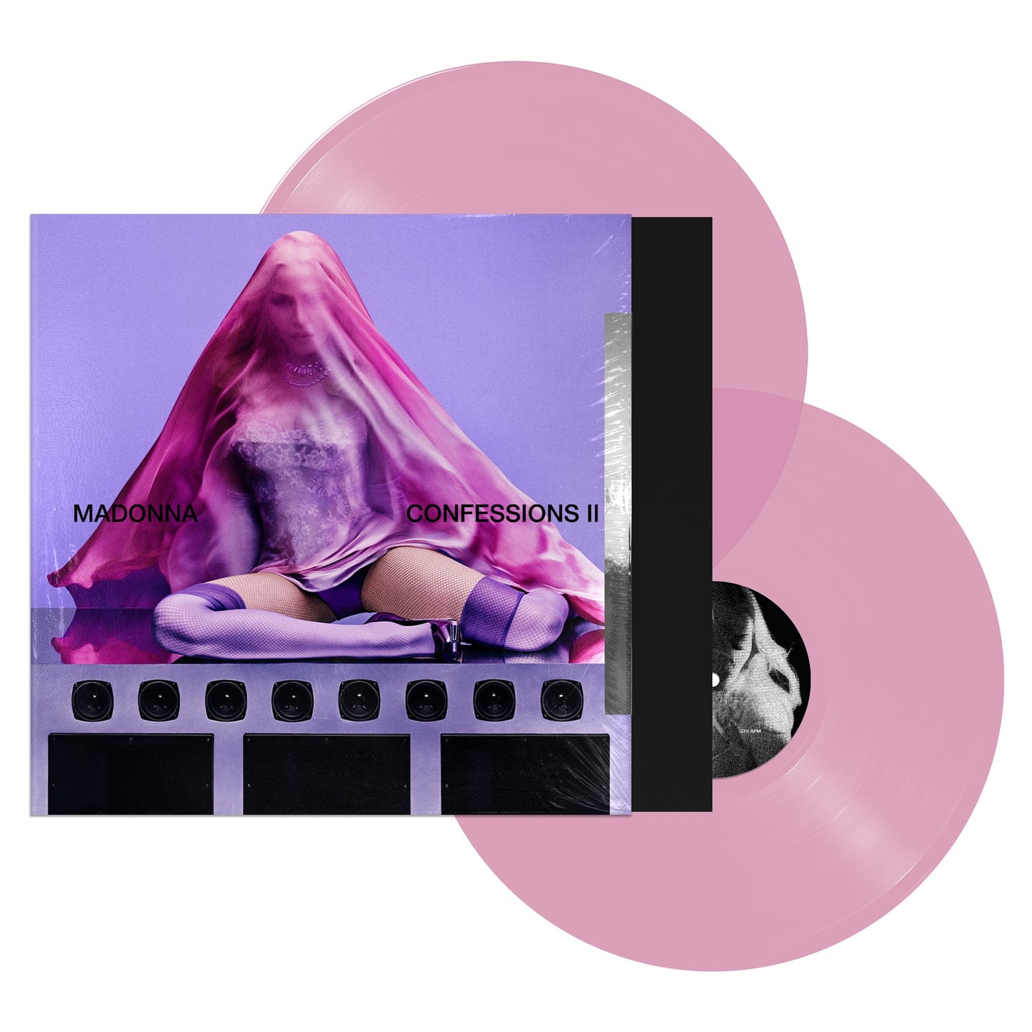 Madonna - Confessions II (Expanded Version) (Double Sided Poster) [Translucent Red] [2LP] [Vinyl] Vinyl Record