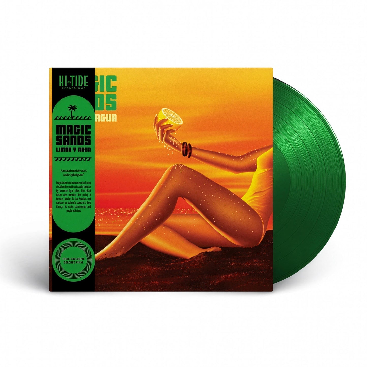 Magic Sands - Limón Y Agua [Limited Clear Green In Gatefold W/ Obi] [Vinyl] Vinyl Record