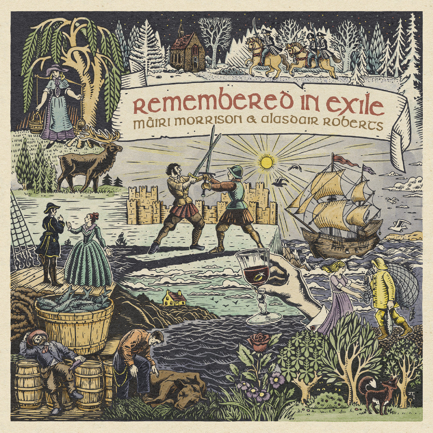 Remembered In Exile: Songs And Ballads From Nova Scotia Vinyl Record