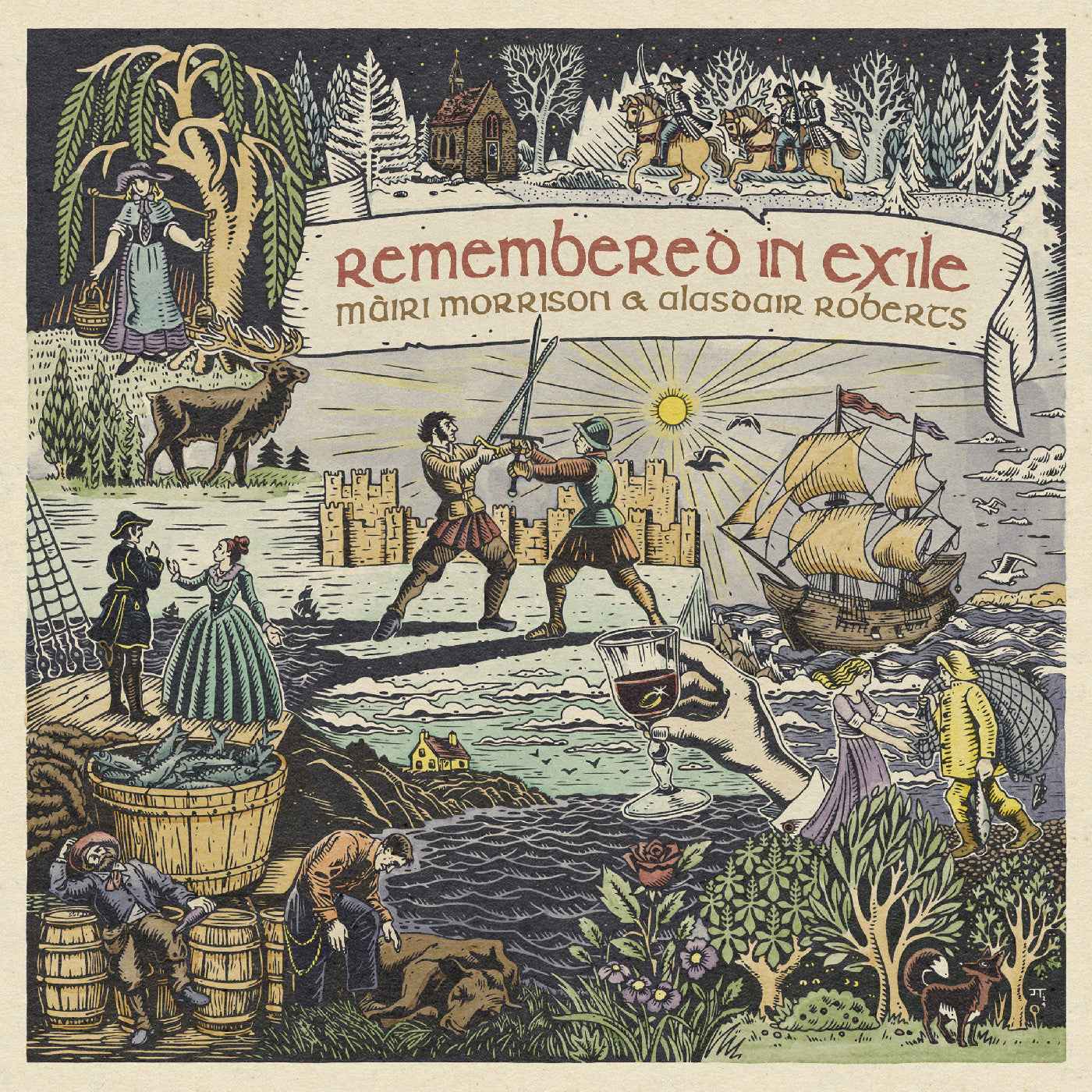 Mairi & Alasdair Roberts With Pete Johnston & Frie - Remembered In Exile: Songs And Ballads From Nova Scotia [CD] Music CD