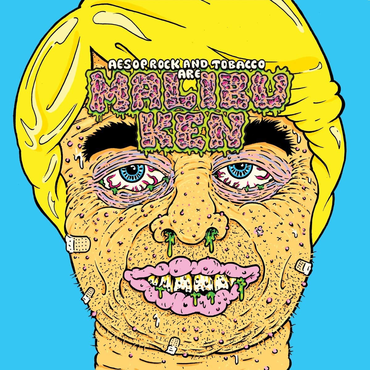 Aesop Rock/ Malibu Ken / Tobacco - Malibu Ken (Custom Blue Colored Vinyl) Vinyl Record