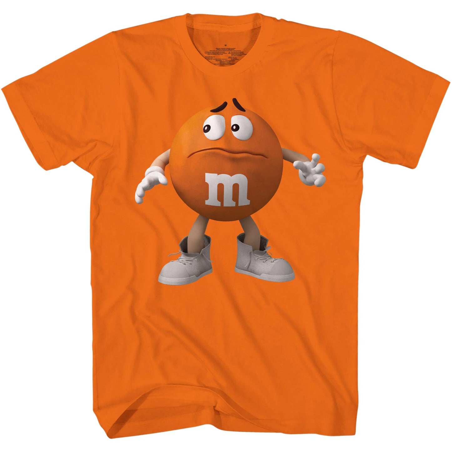 M&M's Candy Character Face Adult T-Shirt