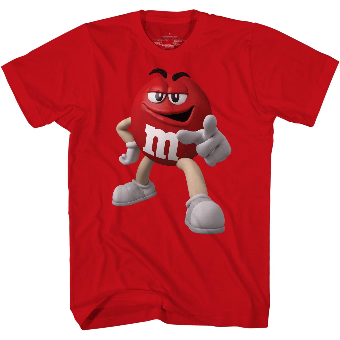 M&M's Candy Character Face Adult T-Shirt