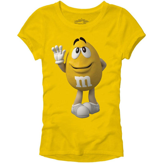 M&M's Candy Character Face Juniors Womens T Shirt
