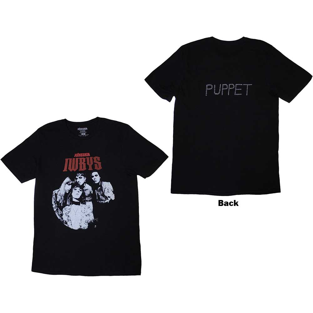 Maneskin I Wanna Be Your Slave B&W Photo [T-Shirt] Officially Licensed