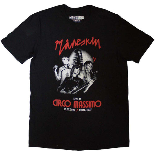 Maneskin Live At Circo Massimo 2022 Poster [T-Shirt] Officially Licensed