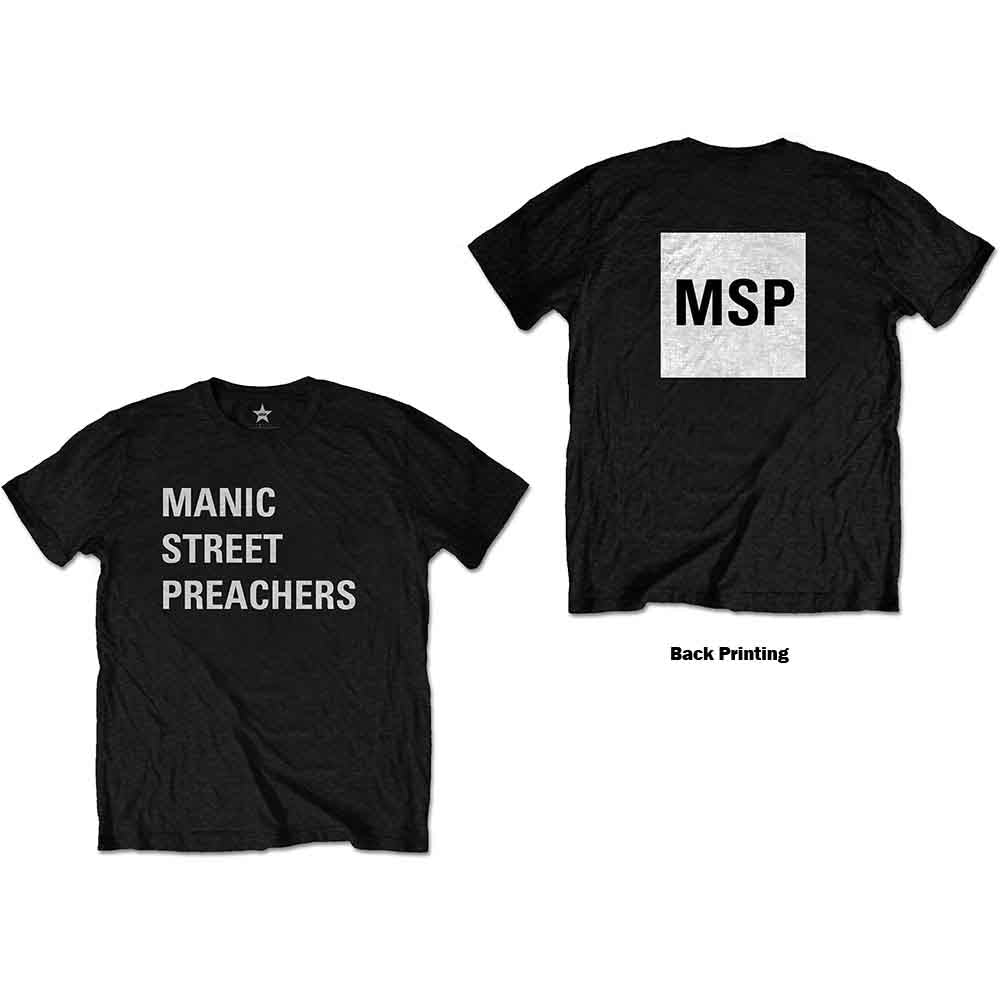 Manic Street Preachers Block Logo [T-Shirt]