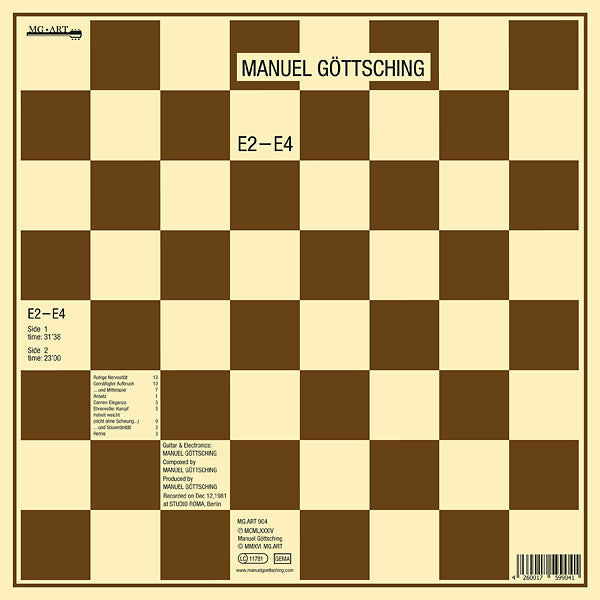 MANUEL GOTTSCHING - E2-E4 (35th Anniversary Edition) [Vinyl] Vinyl Record