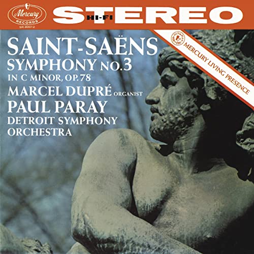 Marcel Dupré/Paul Paray/Detroit Symphony Orchestra - Saint-Saëns: Symphony No. 3 (Organ) Vinyl Record