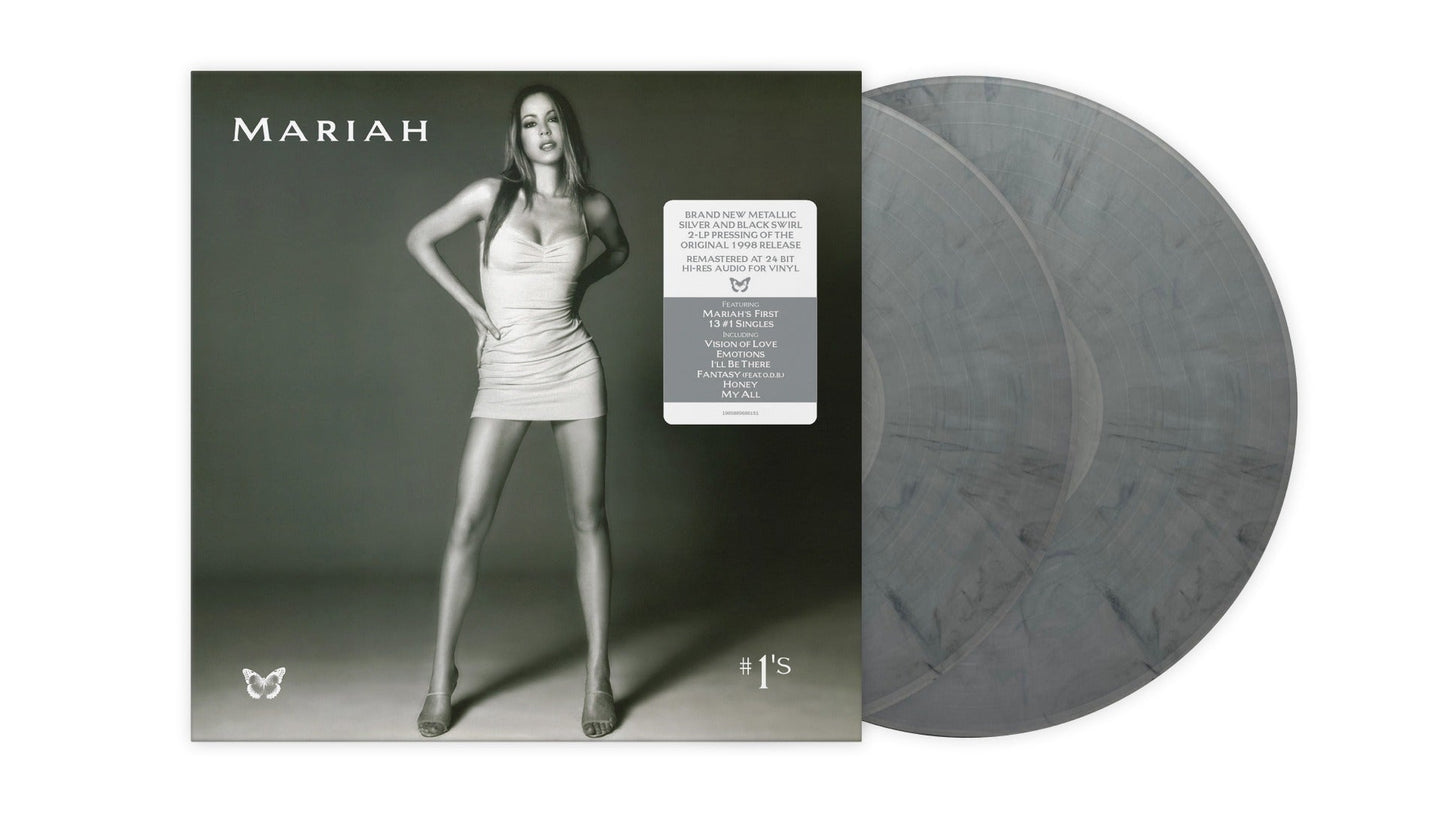 Mariah Carey - #1's (Bonus Tracks, Colored Vinyl, Silver & Black Swirl) (2 Lp's) Vinyl Record