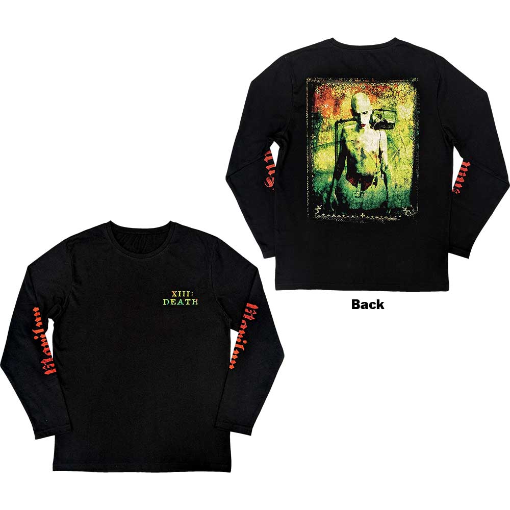 Marilyn Manson Death Long Sleeve Shirt Officially Licensed