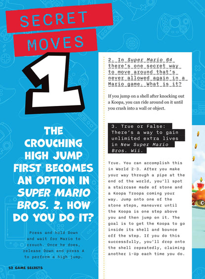Super Mario Bros - Trivia: Test Your Knowledge Of The Iconic Hero For Over 40 Years, The Creator Of Mario, Collectible Posters Inside, Mario's Origin Story, Adventure, Super Mario Bros Movie & More!