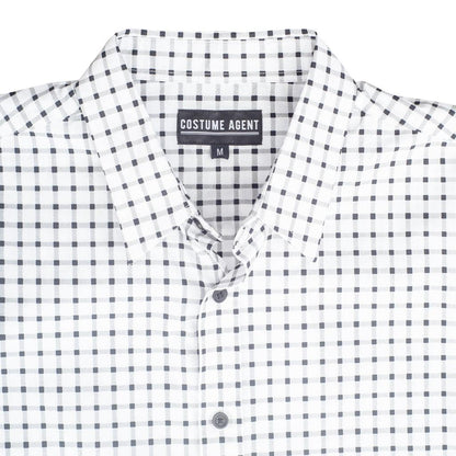 Marty McFly Halloween Costume Button Up Shirt