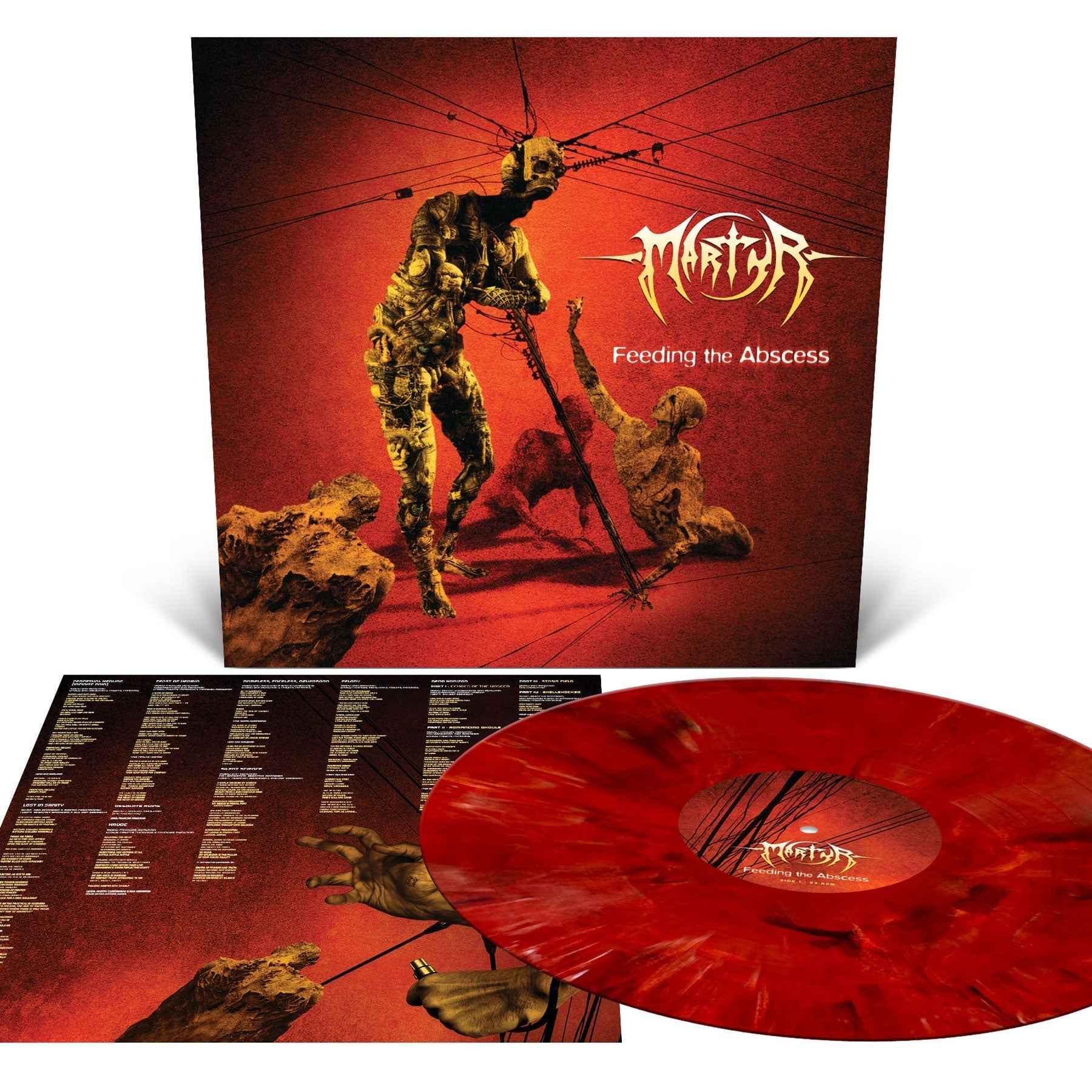 Martyr - Feeding The Abscess (Reissue) [Red Marble Vinyl] [Vinyl] Vinyl Record