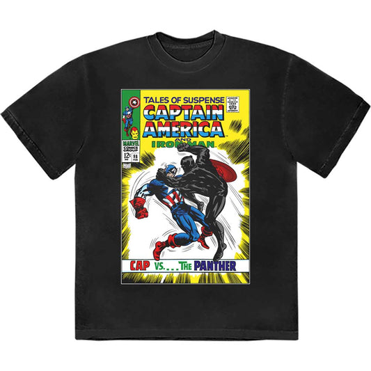 Marvel Comics Cap vs The Panther Comic Cover [T-Shirt]