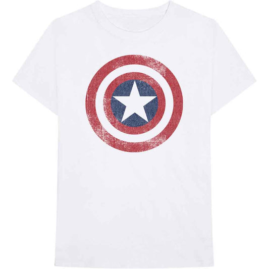 Marvel Comics Captain America Distressed Shield [T-Shirt]