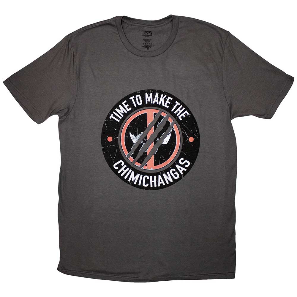 Marvel Comics Deadpool Chimichanga Mens T Shirt Officially Licensed