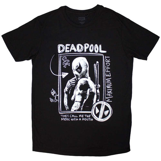 Marvel Comics Deadpool Merc With A Mouth Max Effort [T-Shirt]