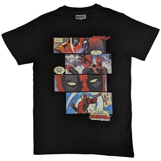 Marvel Comics Deadpool Strips [T-Shirt] Officially Licensed