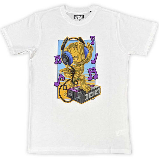 Marvel Comics Guardians of the Galaxy Groot Dancing [T-Shirt] Officially Licensed