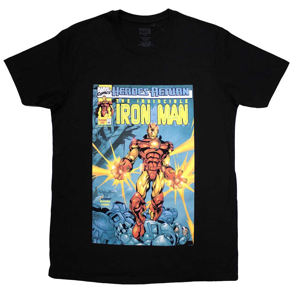 Marvel Comics Invincible Iron Man Comic Cover [T-Shirt] Officially Licensed