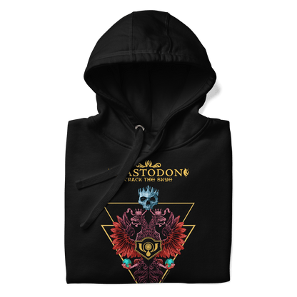 Mastodon Crack the Skye Mens Officially Licensed Hoodie Black