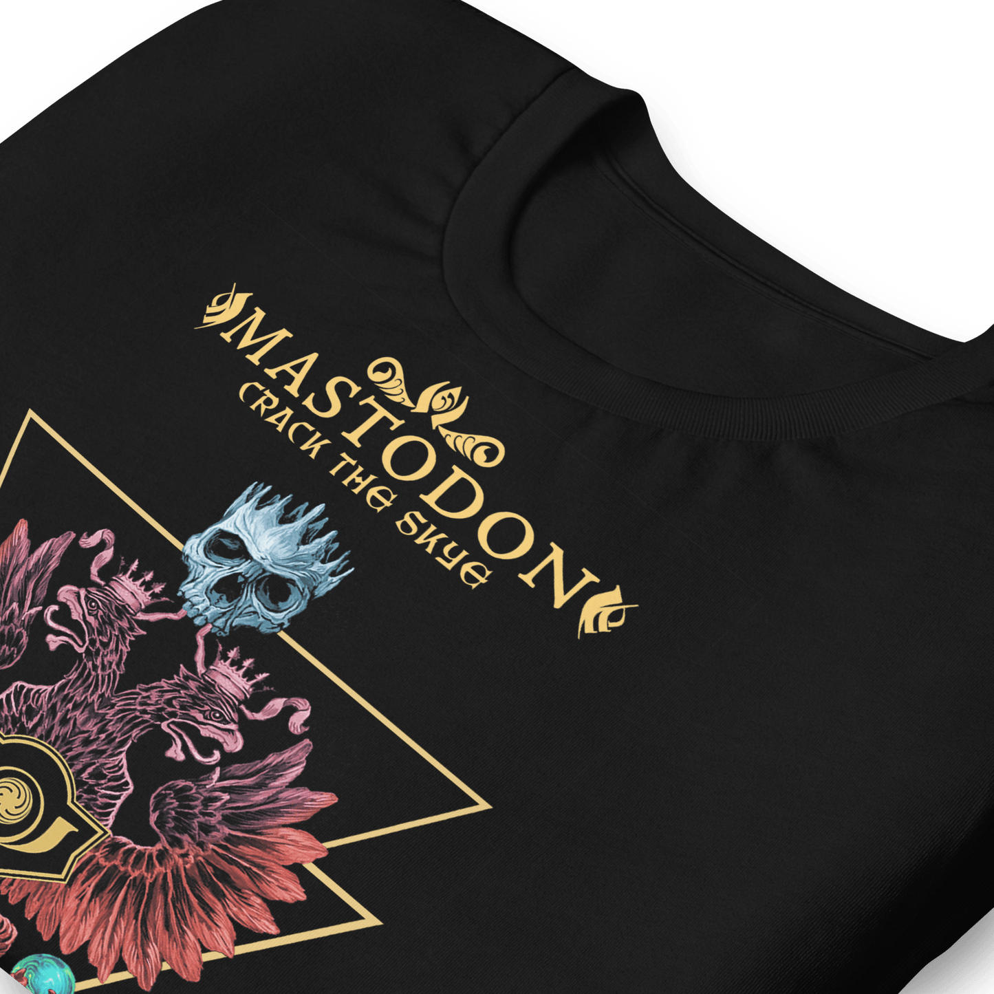 Mastodon Crack the Skye Jumbo Print Officially Licensed Mens T Shirt Black