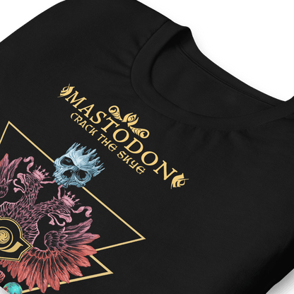 Mastodon Crack the Skye Jumbo Print Officially Licensed Mens T Shirt Black