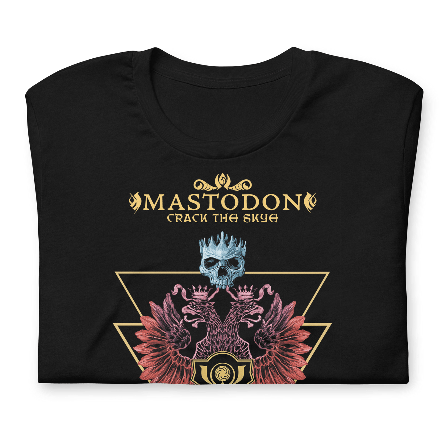 Mastodon Crack the Skye Jumbo Print Officially Licensed Mens T Shirt Black