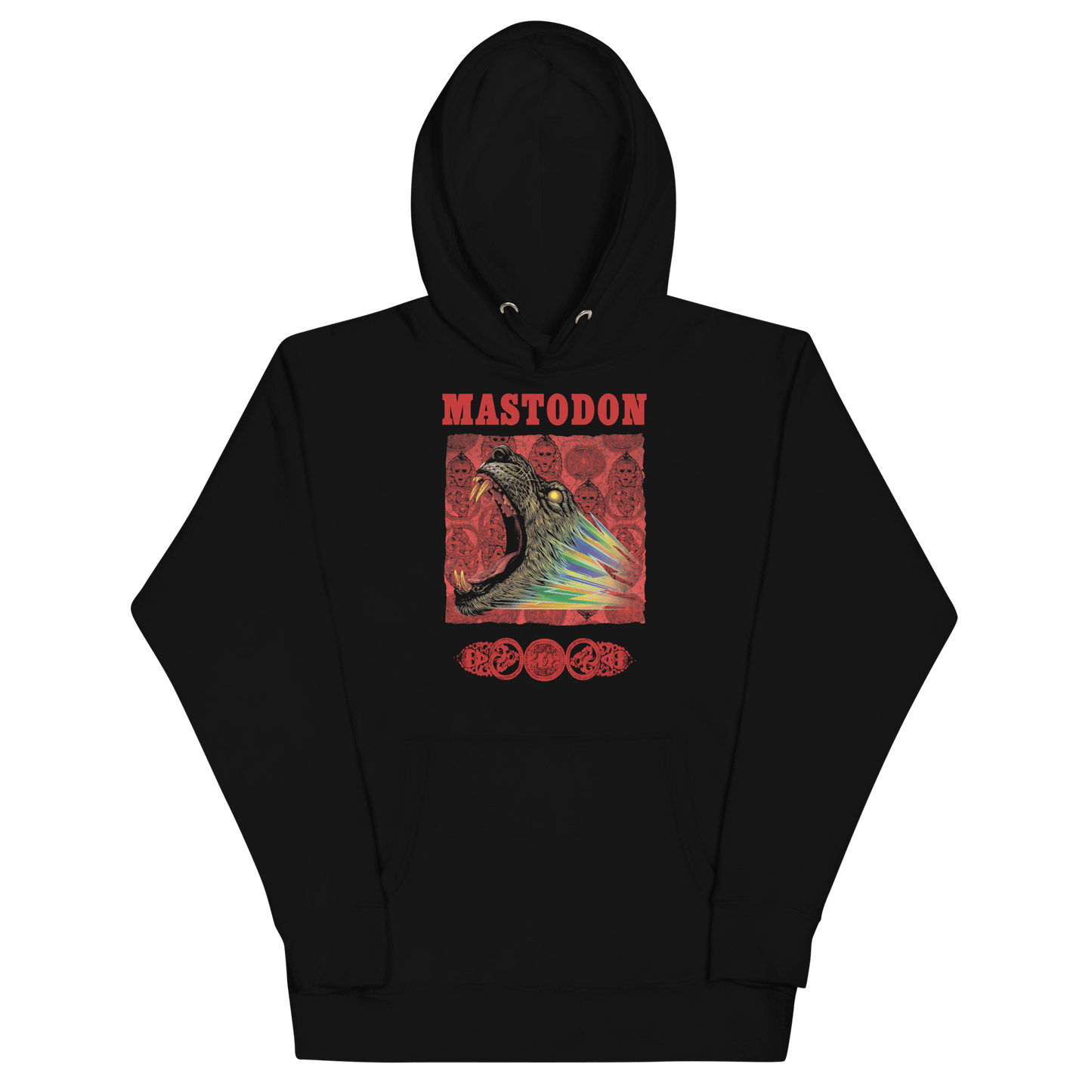 Mastodon Naked Pyramid Mens Officially Licensed Hoodie Black