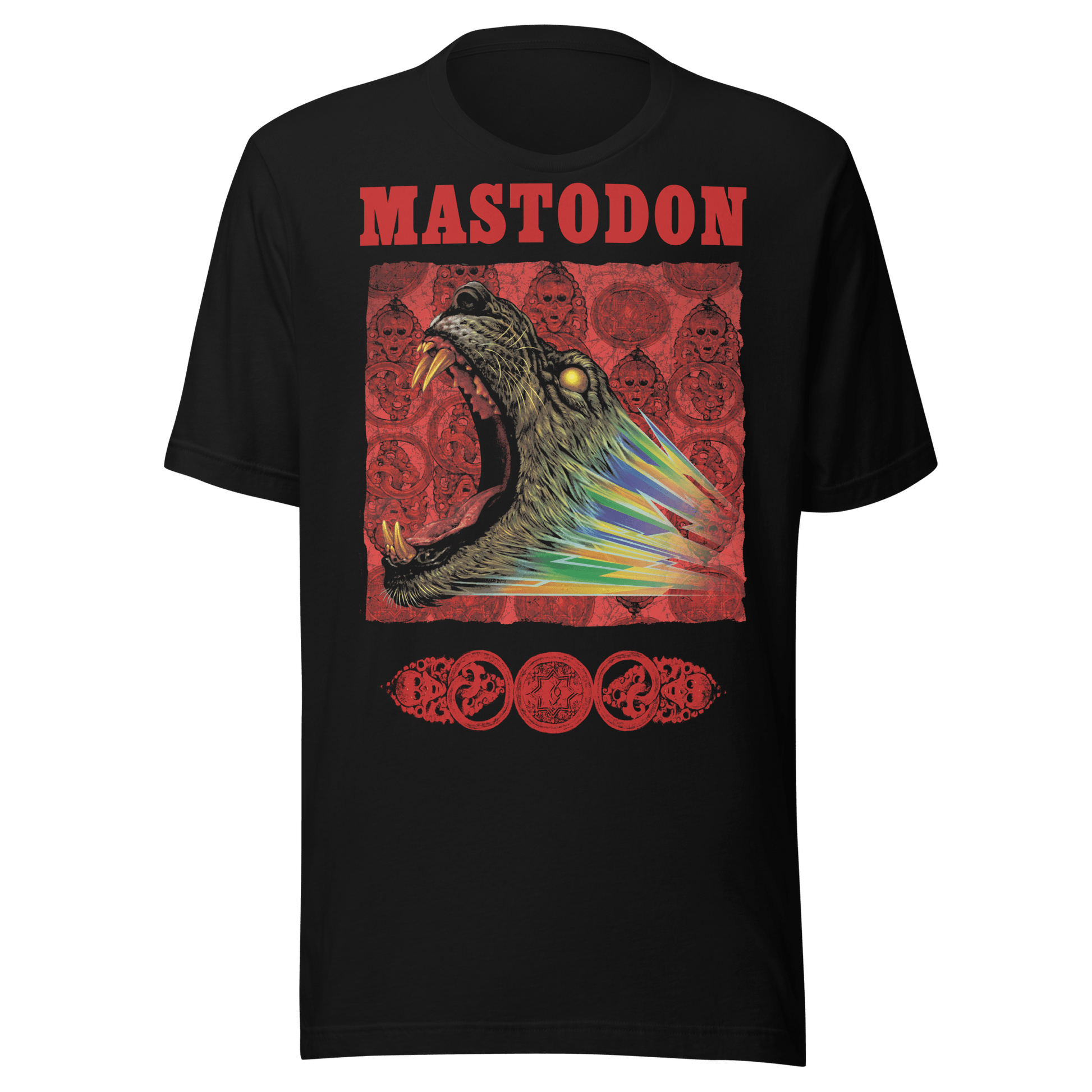 Mastodon Naked Pyramid Jumbo Print Officially Licensed Mens T Shirt Black