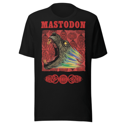 Mastodon Naked Pyramid Jumbo Print Officially Licensed Mens T Shirt Black