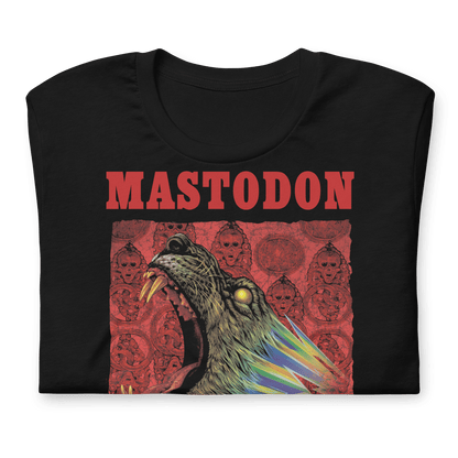 Mastodon Naked Pyramid Jumbo Print Officially Licensed Mens T Shirt Black