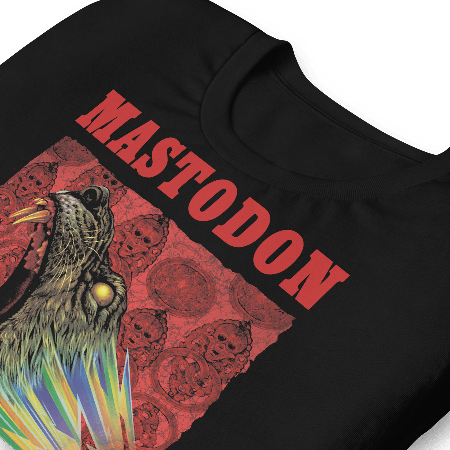 Mastodon Naked Pyramid Jumbo Print Officially Licensed Mens T Shirt Black