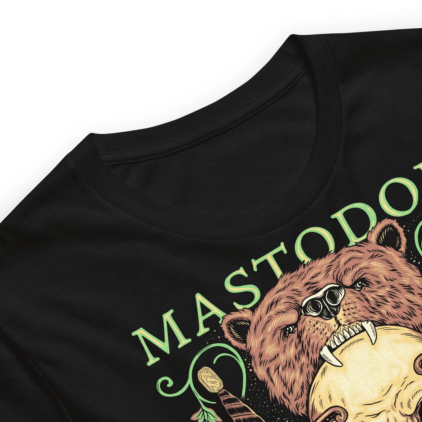 Mastodon On the Road Jumbo Print Officially Licensed Mens T Shirt Black