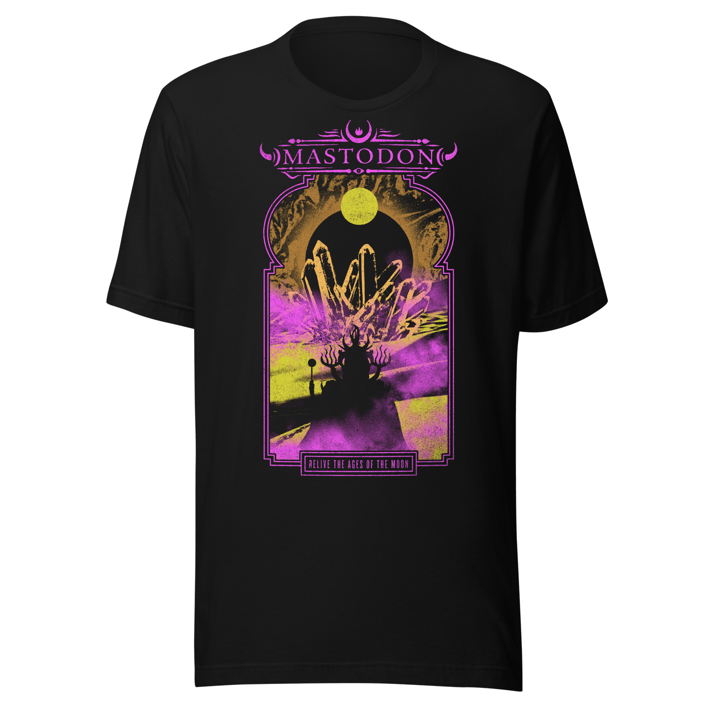 Mastodon Relive the Ages Jumbo Print Officially Licensed Mens T Shirt Black