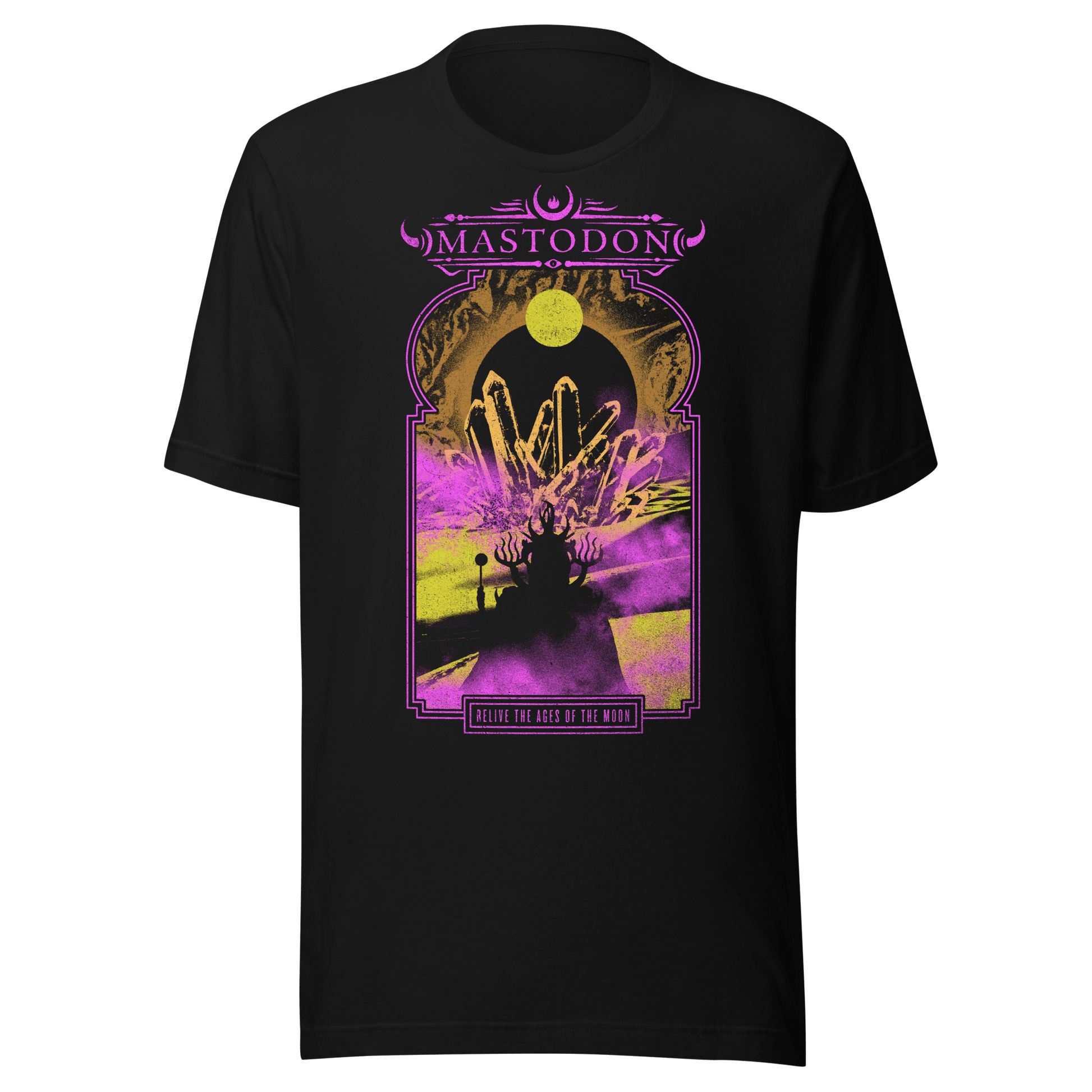 Mastodon Relive the Ages Jumbo Print Officially Licensed Mens T Shirt Black